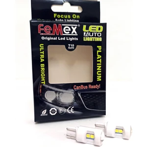 Platinum T10 Beyaz Renk 6 Ledli Mükemmel Parlaklık 3030 Chipset Mercekli