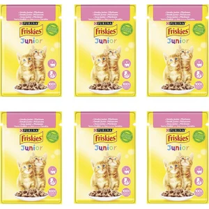 Tavuklu Soslu Yaş Yavru Kedi Maması 85 gr x 6 Adet