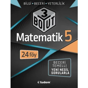 Tudem Yayınları 5. Sınıf Matematik 3 Boyut Föy