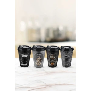 Plastik Coffee Bardak  4 Adet