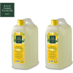 Eyüp Sabri Tuncer Limon Kolonyası | 1 Litre ( Pvc Şişe - 80 Derece ) x 2 Adet