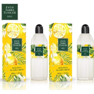 Eyüp Sabri Tuncer Limon Kolonyası | 400 ml ( Pvc Şişe – 80 Derece ) x 2 Adet