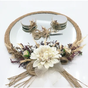 Lora Davet Söz Nişan Yüzük Tepsisi