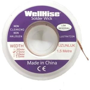 2.5 mm Lehim Çekme Teli Sökme Fitili