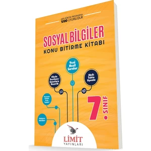 Limit Yayınları 7. Sınıf Sosyal Bilgiler Konu Bitirme Kitabı