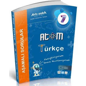 Artı Zeka Yayınları 7. Sınıf Türkçe Atom Beceri Temelli Aşamalı Sorular