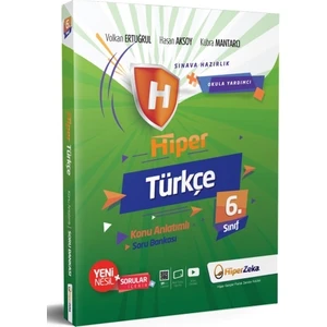 Hiper Zeka Yayınları 6. Sınıf Hiper Türkçe Konu Anlatımlı & Soru Bankası