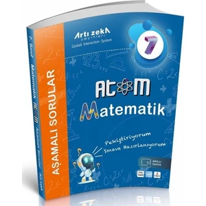 Artı Zeka Yayınları 7. Sınıf Matematik Atom Beceri Temelli Aşamalı Sorular