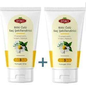 2 Adet Bitkisel Saç Şekillendirici Jöle 150 ml Yumuşak-Orta