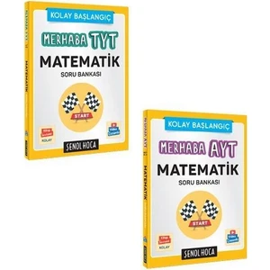 Şenol Hoca Yayınları Merhaba TYT AYT Matematik Soru Bankası 2 Kitap