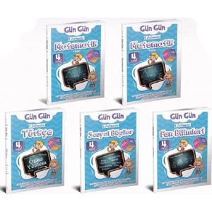 Bilgin Çocuk Yayınları 4. Sınıf Gün Gün Eğitim Seti (5 Kitap)