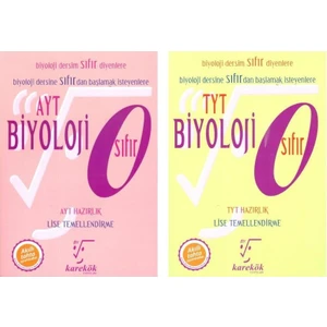 Karekök Yayıncılık TYT AYT Sıfır Biyoloji Seti 2 Kitap