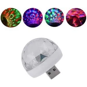Oto Müziğe Duyarlı Disko Topu USB LED