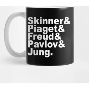 Famous Psychologists Funny Helvetica List Kupa Bardak