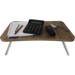 Laptop Sehpa Çalışma Kahvaltı Masası Ceviz