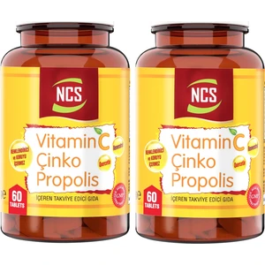 Vitamin C Çinko Propolis 60 Tablet 2 Kutu