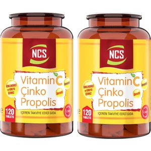 Vitamin C Çinko Propolis 120 Tablet 2 Kutu
