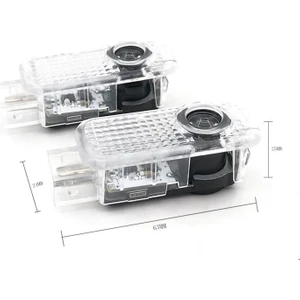Audi Soketli Kapı Altı LED Logo