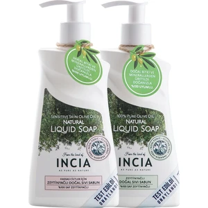 Doğal Zeytinyağlı Sıvı Sabun 250 ml + Hassas Ciltler Için Sıvı Sabun 250 ml
