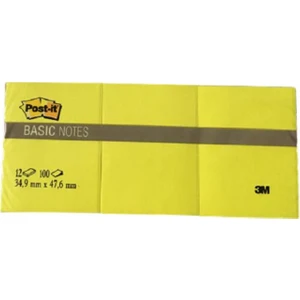 Post-It Basic Not Karışık 4 Renk 35 x 48 mm 12'li