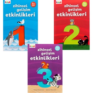 Pedagog Onaylı 3 Yaş Zihinsel Gelişim Seti 3 Kitap