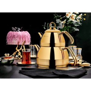 Küçük Boy Çaydanlık Ela Titanyum 4 Parça