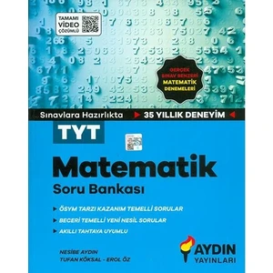 Aydın Yayınları TYT Matematik Soru Bankası