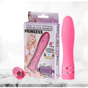 Güçlü Titreşimli Mini Vibratör Pırlanta Pembe Dildo