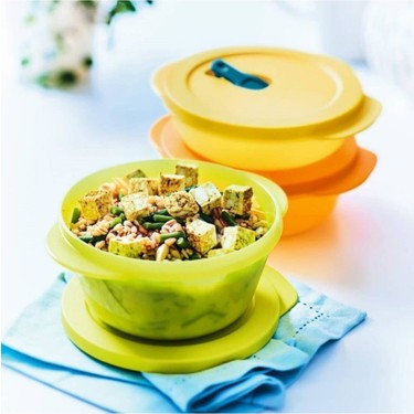 Tupperware 3'lü 400 ml & 600 ml & 800 ml Mikro Kap Seti Fiyatı