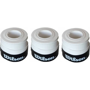 Wilson 3 Adet Comfort Bowl O'grips Tekli Beyaz 