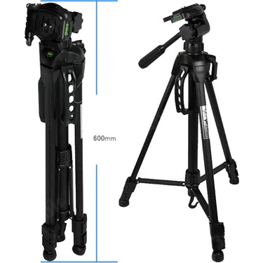 Fototek 170cm Profesyonel Dslr Tripod Taşıma Çantalı Telefon Tutuculu 5kg