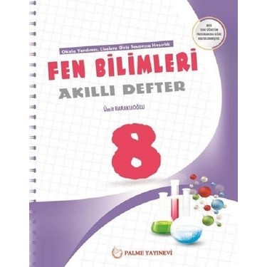 Palme Yayincilik 8 Sinif Fen Bilimleri Akilli Defter Umit Kitabi