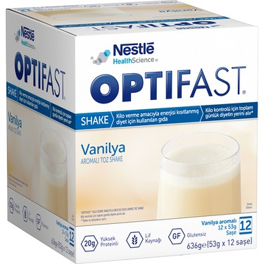 Nestle Optifast Shake Vanilya Aromali Toz 53gr 12 Sase Fiyati