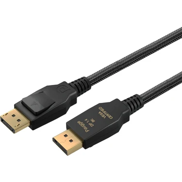 Paugge Vesa Sertifikalı 2m Displayport 1.4 Kablo