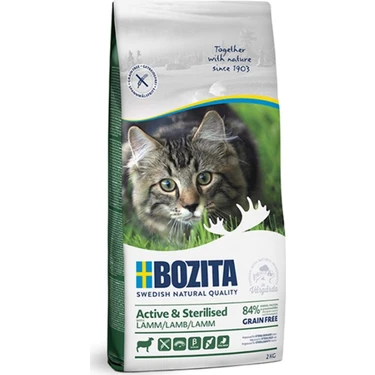 Bozita Active Kısırlaştırılmış Kuzulu Kedi Maması 2