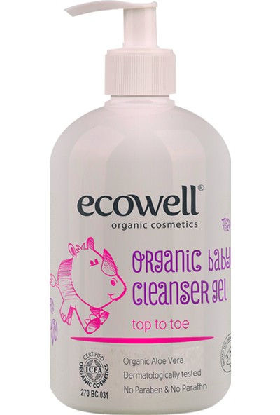 Ecowell Organik Bebek Temizleme Jeli - 500 Ml