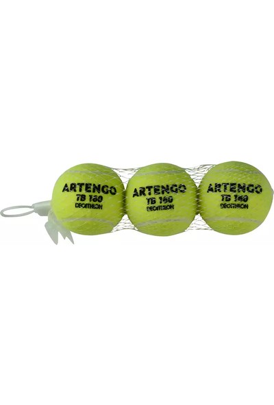 ARTENGO Tenis Topu - Sarı - 3'lü - TB160