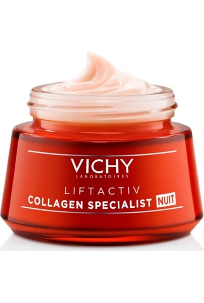 Vichy Liftactiv Collagen Specialist Night 50ML | Yaşlanma Karşıtı Gece Bakım Kremi
