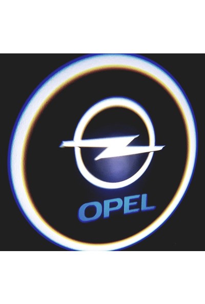 Femex Opel Araçlar Için Pilli Yapıştırmalı Kapı Altı LED Logo