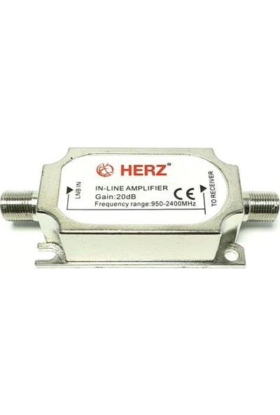 Herz 20DB In-Line Amplifier Kablo Sinyal Yükseltici