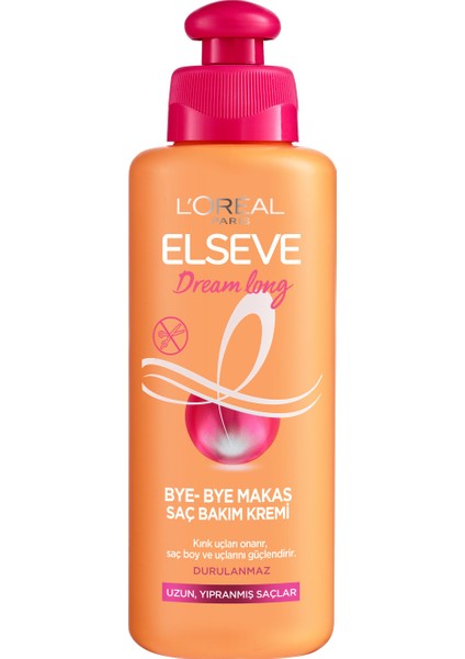 Dream Long Bye-Bye Makas Saç Bakım Kremi 200 ml