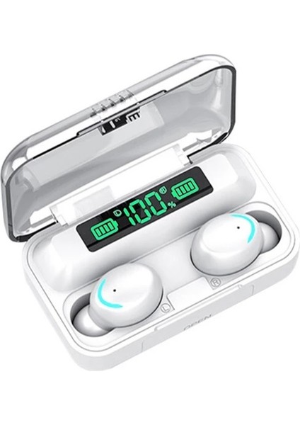 Letter Charge F9-5 Tws Wireless Bluetooth Kulaklık 5.0 8D Bass Stereo (Yurt Dışından)