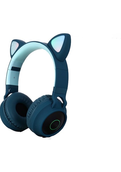 BT028C Kadın Kedi Kulak Bluetooth Kablosuz Katlanır Kulaklık (Yurt Dışından)