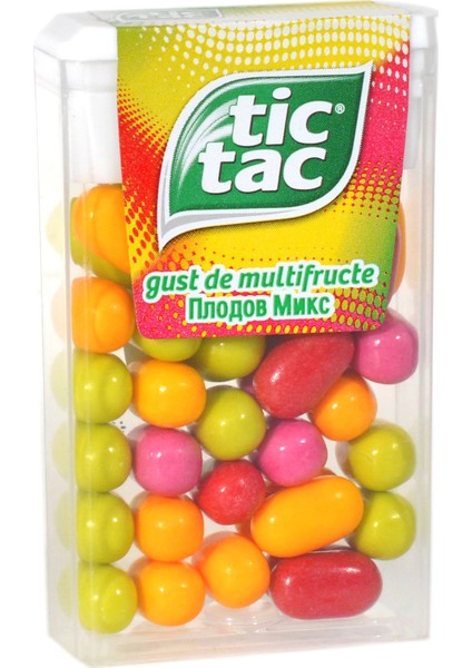 Tic Tac Gust De Multifructe Karışık Meyve Aromalı Şekerleme 18 gr