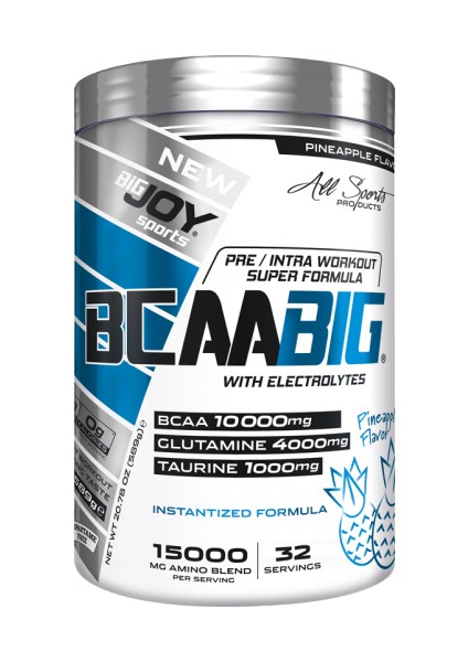 Bigjoy Sports Bcaabig Bcaa Glutamine Taurine Amino Asit Ananas Aroma 589g