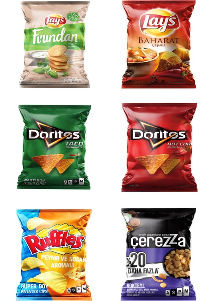 Karma Cips Paketi 6'lı