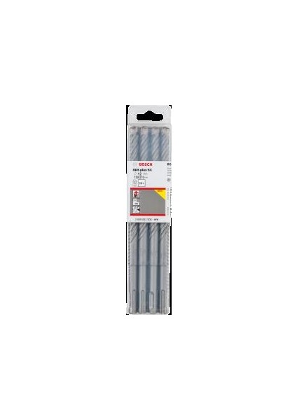 - Sds-Plus-5x Serisi Kırıcı Delici Matkap Ucu 12*210 mm 10'lu