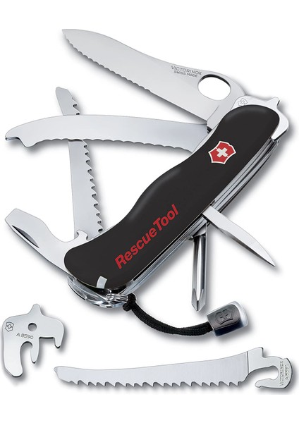 ​victorinox 0.8623.MWN.3 Rescuetool Siyah Hayat Kurtarma Çakısı