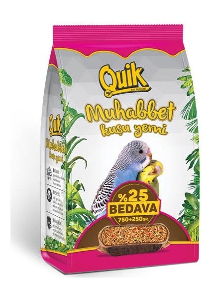 Muhabbet Kuşu Yemi 400 + 100 gr