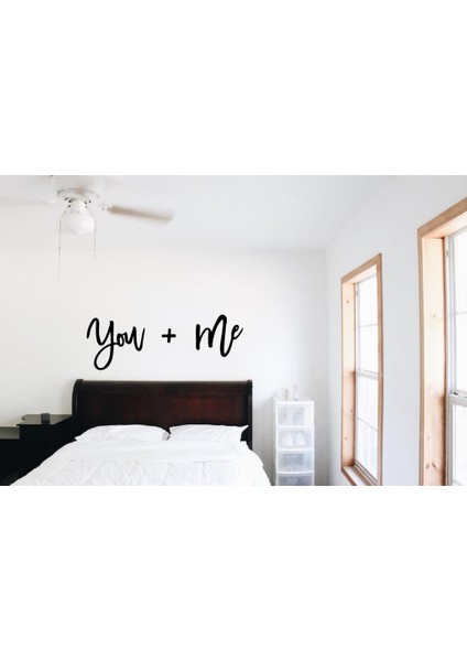 Dekoratif Ahşap Duvar Tablosu You + Me Duvar Süsü Duvar Tablosu